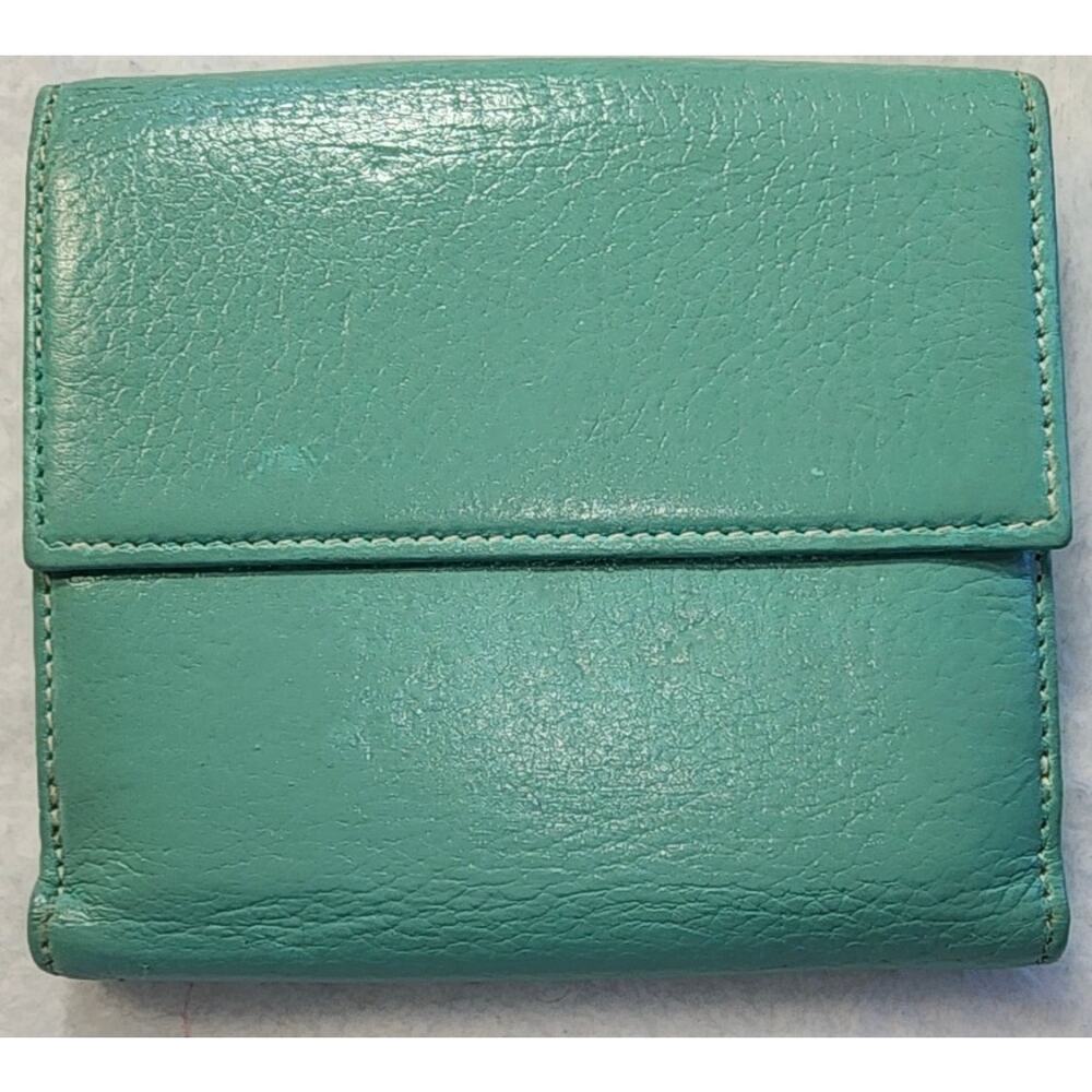 Tiffany & Company Vintage Blue Turn Lock Wallet - Picture 15 of 16